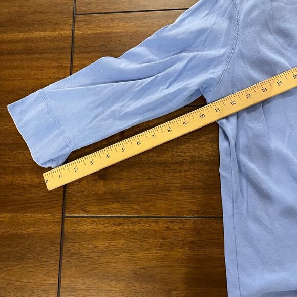 Karen Scott Women's Button-Up Blue Cardigan Sweaters Size XLarge 3/4 sleeve - Picture 7 of 9